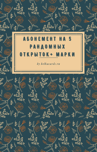 Абонемент на 3 месяца - отправка простым письмом