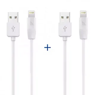 6957531061809	USB кабель Hoco X1 Rapid charging cable Lightning 1m (2шт/упаковка !!! ) (white)