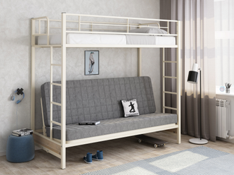 Двухъярусная кровать с диваном ФМ - М (190х90 и 190х120) + 350 бонусов