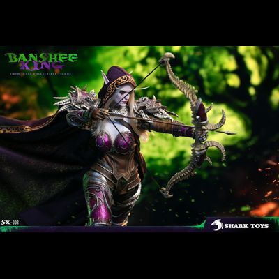 ПОСЛЕ ОБЗОРА - Сильвана Ветрокрылая (серия Warcraft, HearthStone) - Коллекционная фигурка 1/6 Banshee King (SK-006) - SHARK TOYS