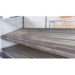 (ЗЕМТЕК0300) Хлебная витрина "ZEMTEK" с 2-мя наклонными полками