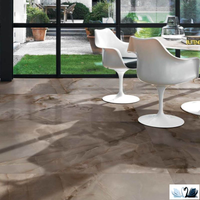 Керамогранит FMAX Chocolate glossy 90x180 см коричневый бежевый