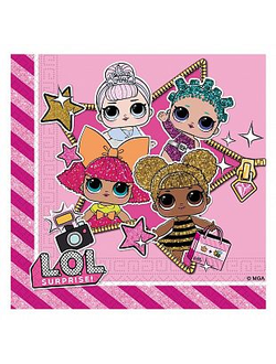 Салфетки "Куклы ЛОЛ" / LOL