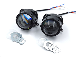 Билед модули Aozoom A15 24 вольта, 3.0 дюйма, 2 чипа, 5500K, 24V, 58W/65W, крепление 3R и съемное гаечное (комплект, 2шт)