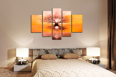 Модульная картина "Отражение себя"