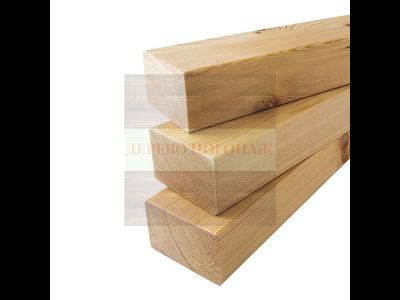 Профилированный брусок 50х40х2500 мм хвойный сорт АВ (с фаской)