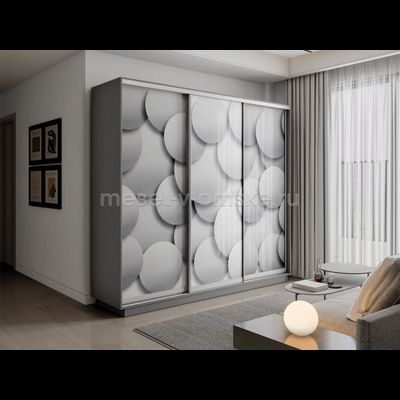 Шкаф-купе Трио-фото (Шары) 1800*450*2200