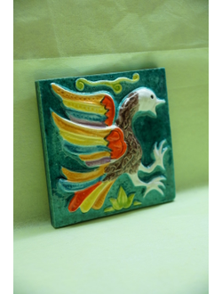 Сокол-Воин (изразцовая плитка)