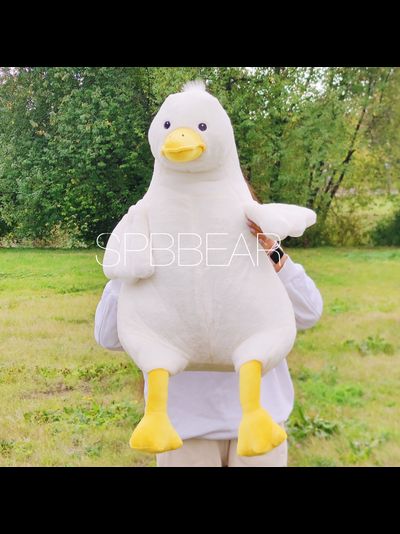 Гусь Патрик 110 см премиум бежевый