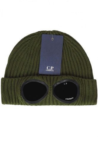 Шапка C.P. Company Goggle Beanie Repl Зеленый