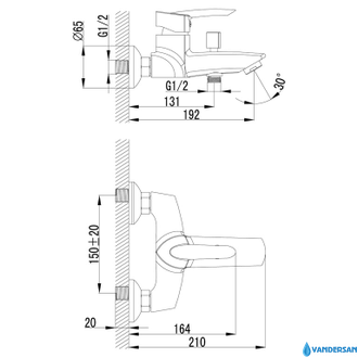 Смеситель для ванны Mars LM3502C