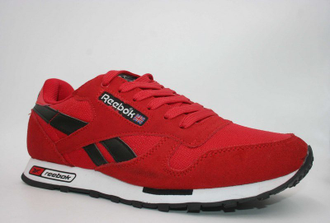 Кроссовки Reebok Classic замшевые красные
