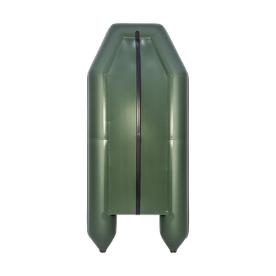 Моторная лодка Аква 3200 слань-книжка киль зеленый