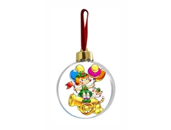 Шар елочный на 23 февраля №6