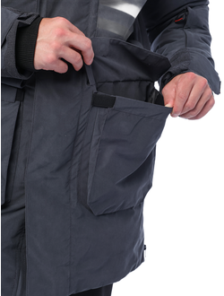 Куртка BRODEKS KW233 VIP пуховая, цв. серый