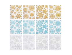 Наклейка ПВХ с глиттером 30х42см