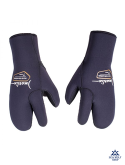 Рукавицы неопреновые 7мм Marlin NORD ULTRAGLIDE титан 3х-палые р.XXL