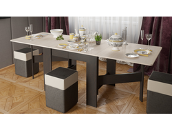 Стол-книжка тип 2 Венге Цаво, Дуб Белфорт