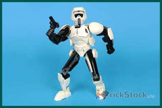 # 75532 Сборный Комплект «Штурмовик–Разведчик на Спидере» / “Scout Trooper & Speeder Bike” Buildable Action Set (2017)