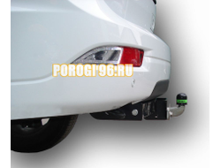 Фаркоп с нержавеющей пластиной Лидер-Плюс для Chevrolet TrailBlazer 2013-2016