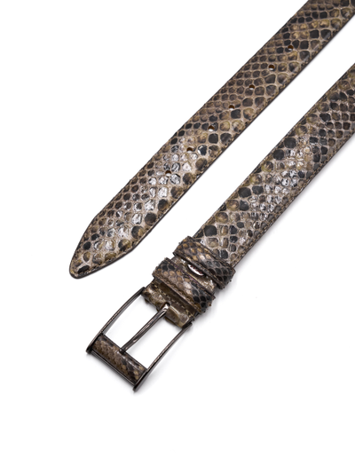 Ремень мужской 38 мм PY-z-0005 из змеиной кожи 3