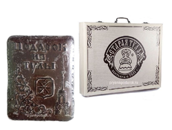 Тульский пряник "Подарок"в деревянной коробке  с фруктовой начинкой 5000 гр.