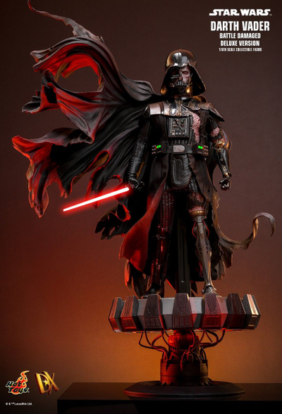 Дарт Вейдер в бою (Звездные Войны, Star Wars) - Коллекционная фигурка 1/6 Darth Vader Battle Damaged (Deluxe Version) (DX45) - Hot Toys