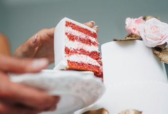 Пудровая роза