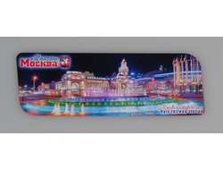 Гибкий магнит 14х5 см. - Киевский вокзал вечером | интернет-магазин 2fru.ru