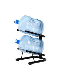 Стойка под 2 бутыли (черная)