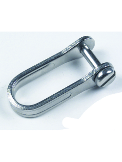 Скоба D-образная Bainbridge B130 20x10мм с винтом под отвертку из нержавеющей стали