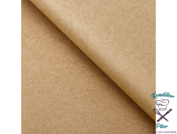 Бумага упаковочная тишью, бежевый, 50 х 66 см, 1 лист