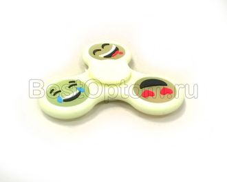 Фосфорный спиннер &quot;Смайлик&quot; оптом (finger spinner)