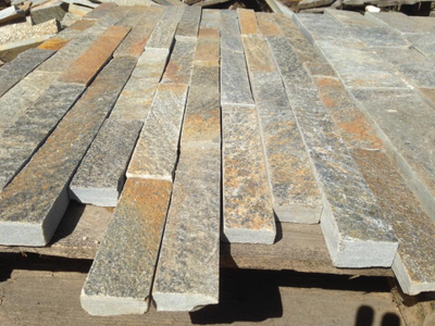 Пиленный плитняк кварцит