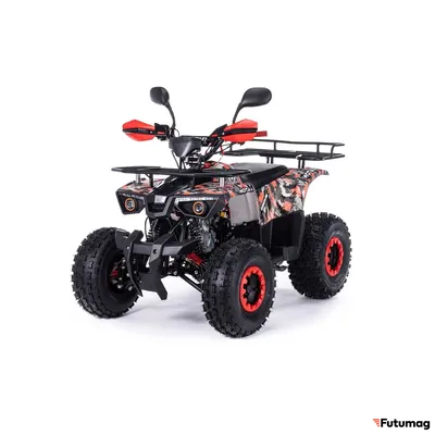 Квадроцикл Motax ATV Grizlik Super Lux 125 сс (AB) Красный-камуфляж