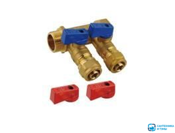 Коллектор с кранами и цангами 3/4''х16х2 VIEIR в Тамбове