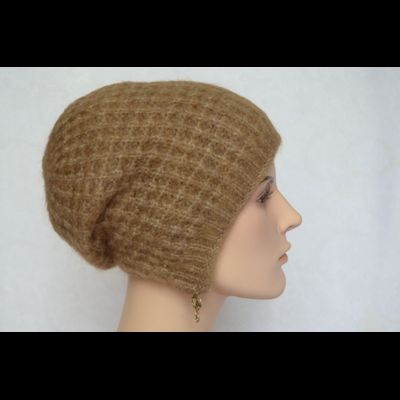 Коричневая шапка капор для женщин Vizio Италия 6188