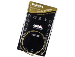 Спицы металл Addi круговые на леске 80 см  супергладкие 3.5 мм