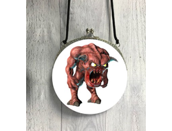 Сумка круглая Doom/ Дум №4