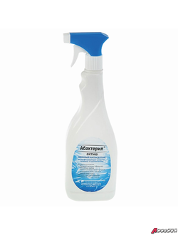 Антисептик для рук и поверхностей спиртосодержащий (64%) с распылителем 750 мл АБАКТЕРИЛ-АКТИВ, дезинфицирующий, жидкость. 606452