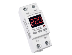 Реле напряжения однофазное 50 А, 230 В