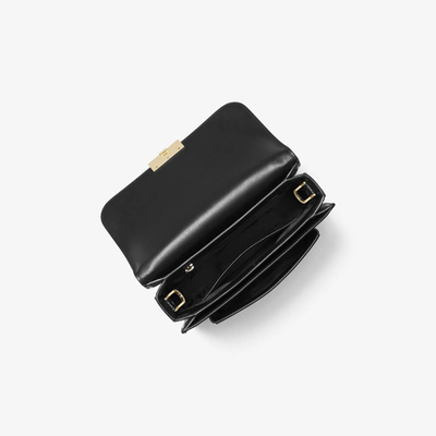 Сумка женская MICHAEL KORS SLOAN EDITOR черно-оливковая