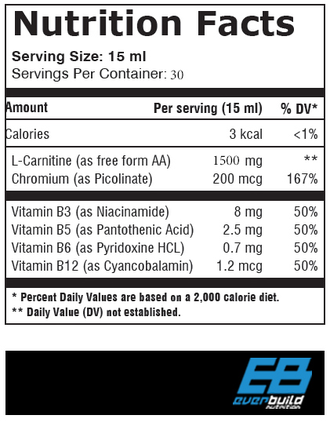 Liquid Carnitine + Chromium1500mg