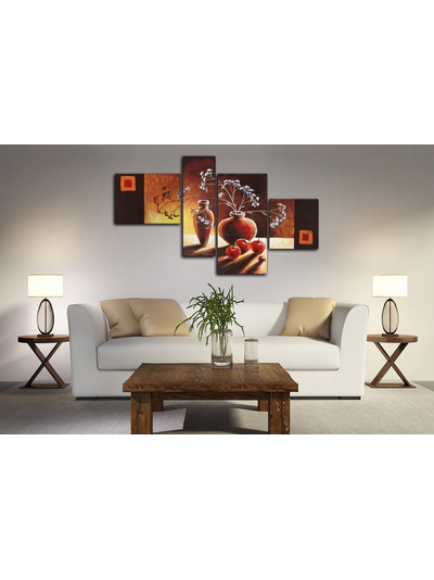 Модульная картина &quot;Ваза с ветвями&quot;