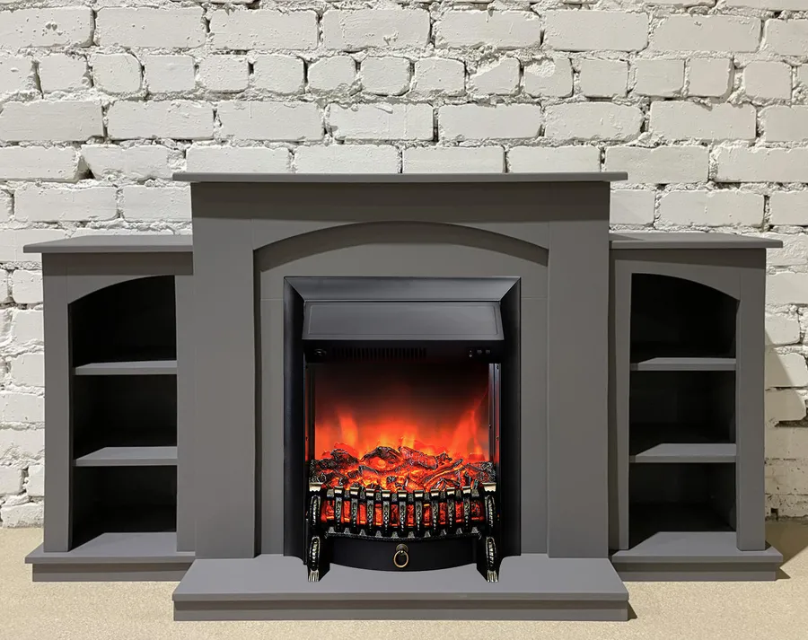 Электрокамин Скандинавия LUX с очагом Fobos