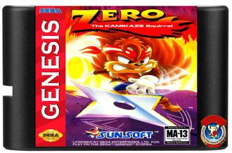 Zero kamikaze Squirrel, Игра для Сега (Sega Game) No Box