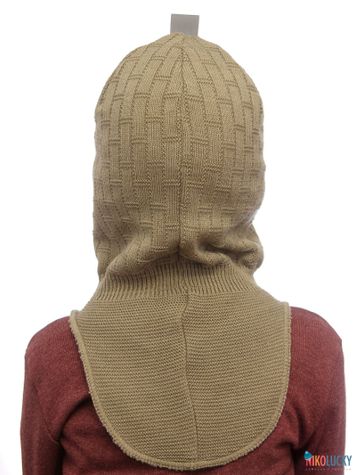Шапка-шлем "Саша" 20201-02, цвет светлый хаки, р. 48-50