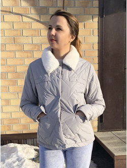 Куртка 1697 серый