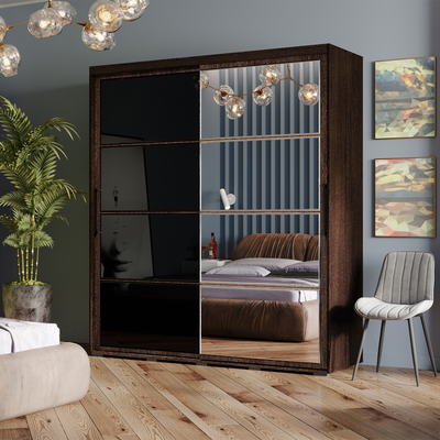 Крафт 6 Шкаф-купе (1962*2176*591мм), венге