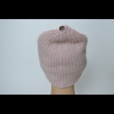 Шапка Vizio 1384 CY белая с розовым